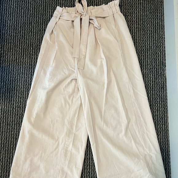 Linen trousers beige size small! - Picture 6 of 8